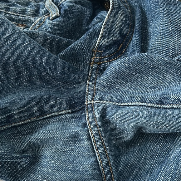 🌻4/$20 Roots Women’s Mid Rise Flared Medium Wash Jeans Size 29 L - Picture 9 of 15